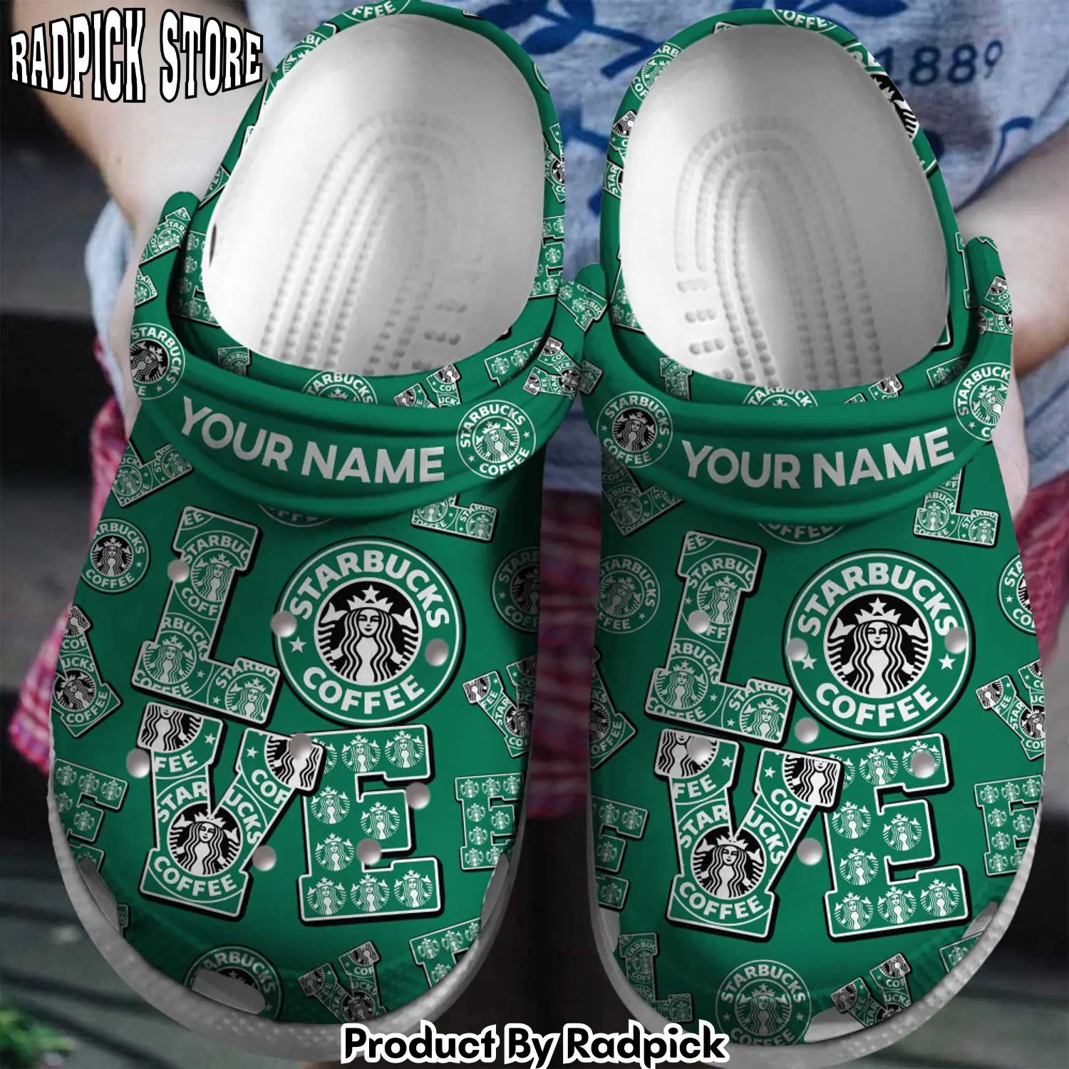 Radpick starbucks clogs shoes comfortable for men women 7kk rp6521193